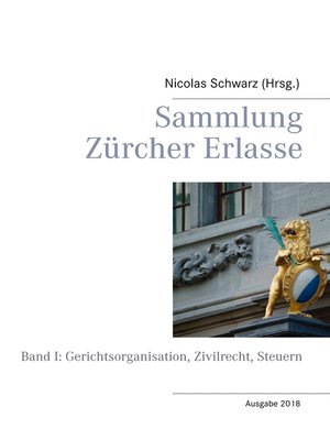 cover image of Band I: Gerichtsorganisation, Zivilrecht, Steuern
